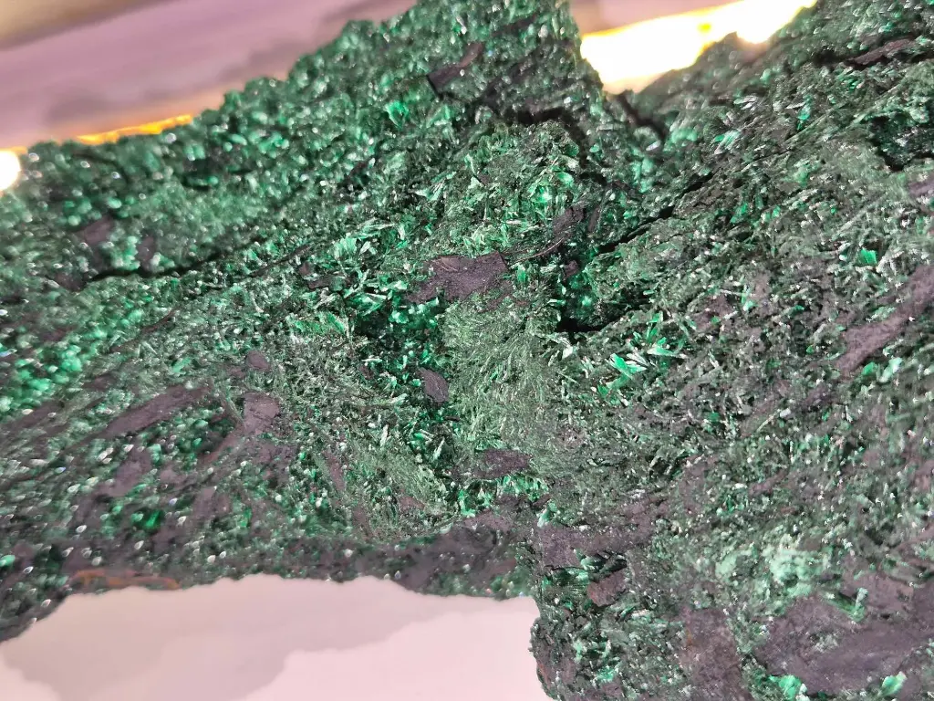 Malachite fibreuse