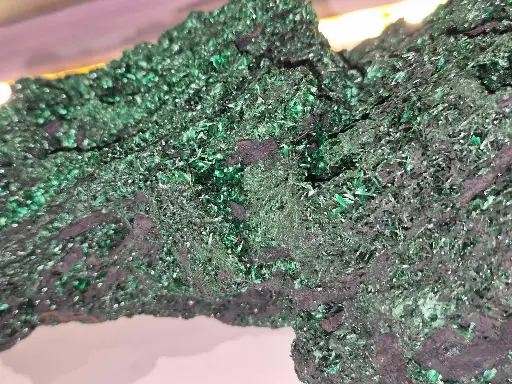 Malachite fibreuse