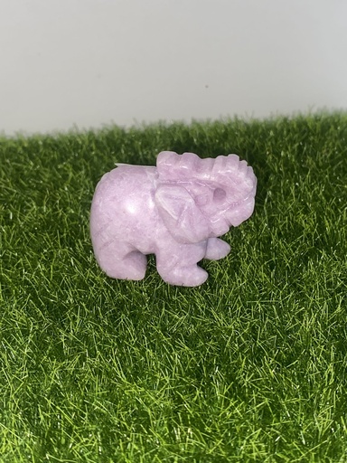 Éléphant Lépidolite